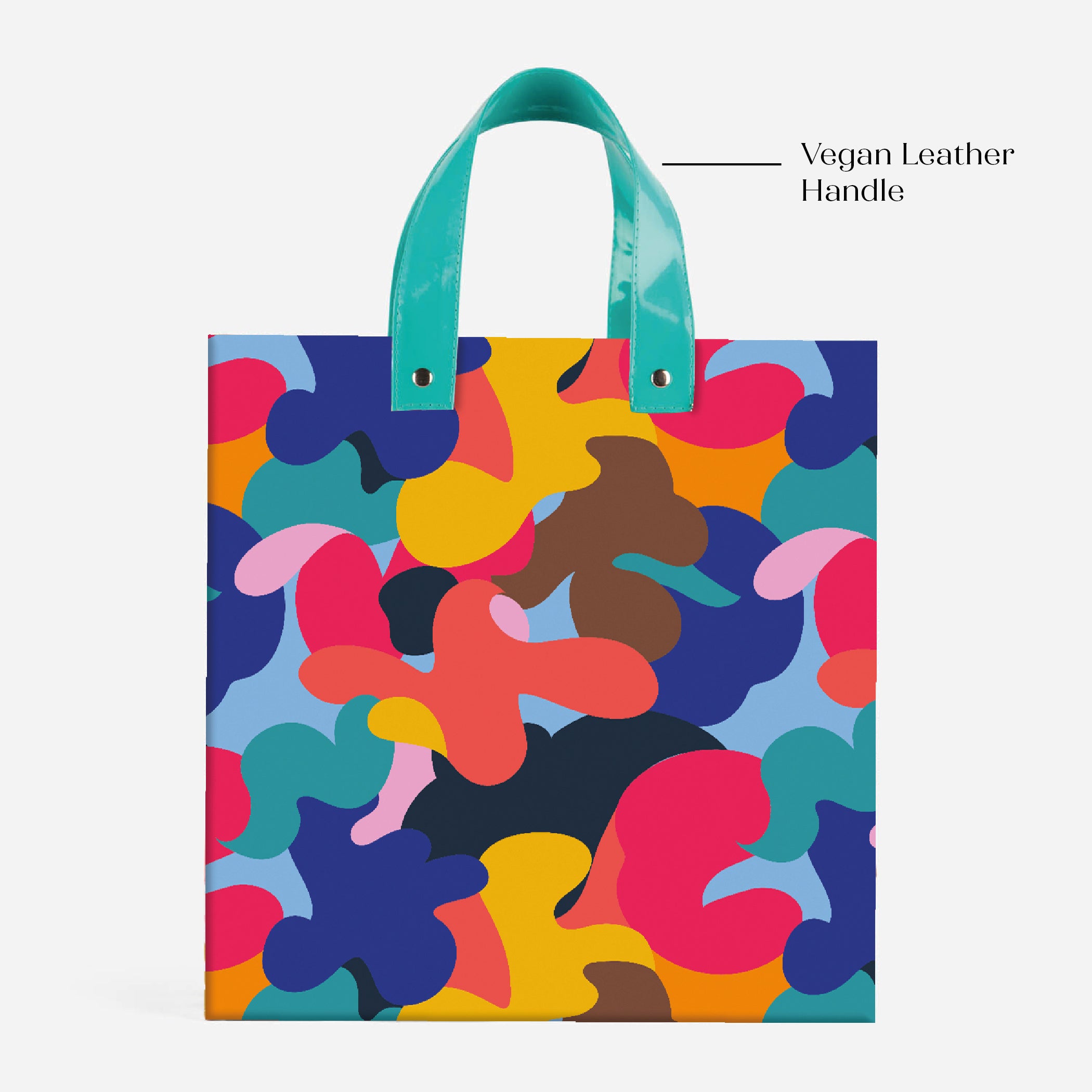 Colour Splash Gift Bag with Vegan Leather Handle