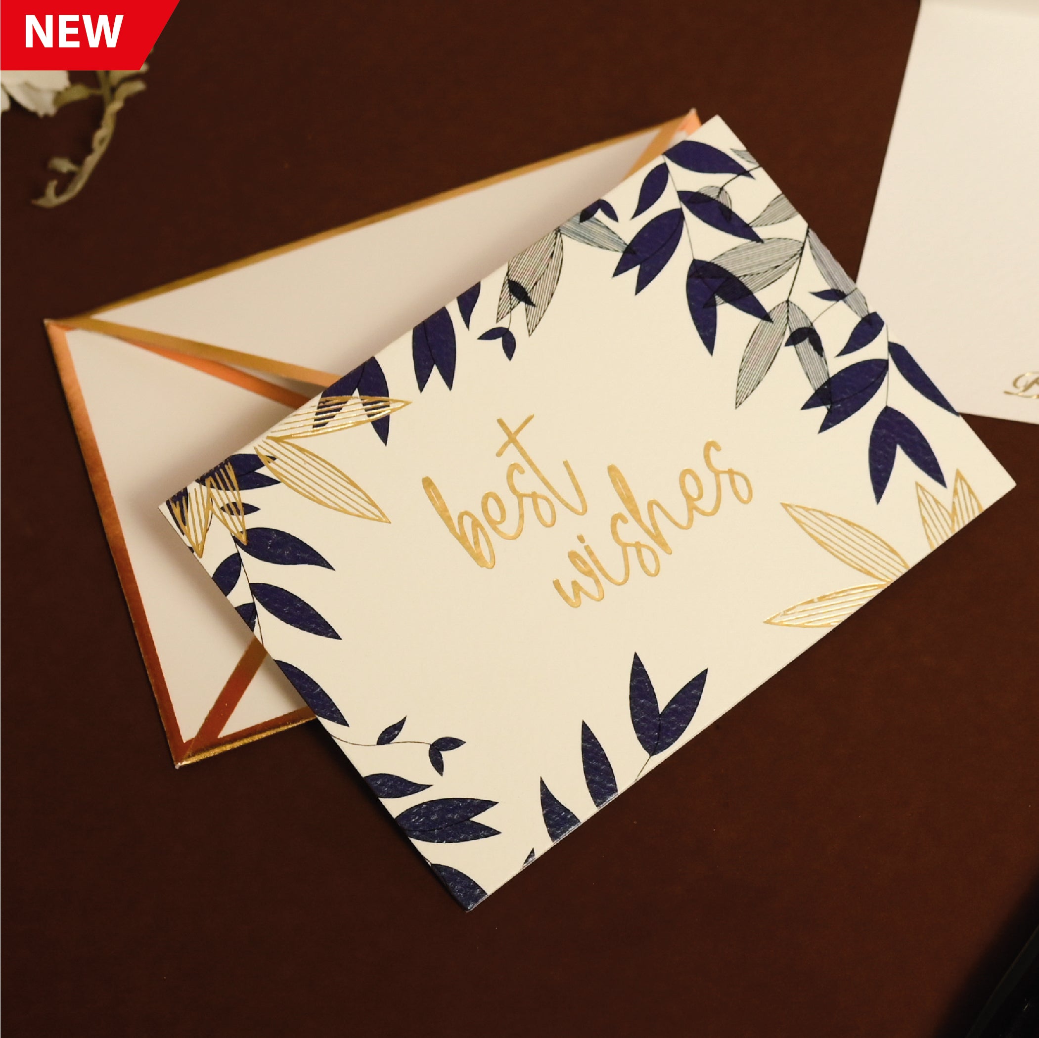 Botanic Best Wishes Foldable Card (with Free Personalization)