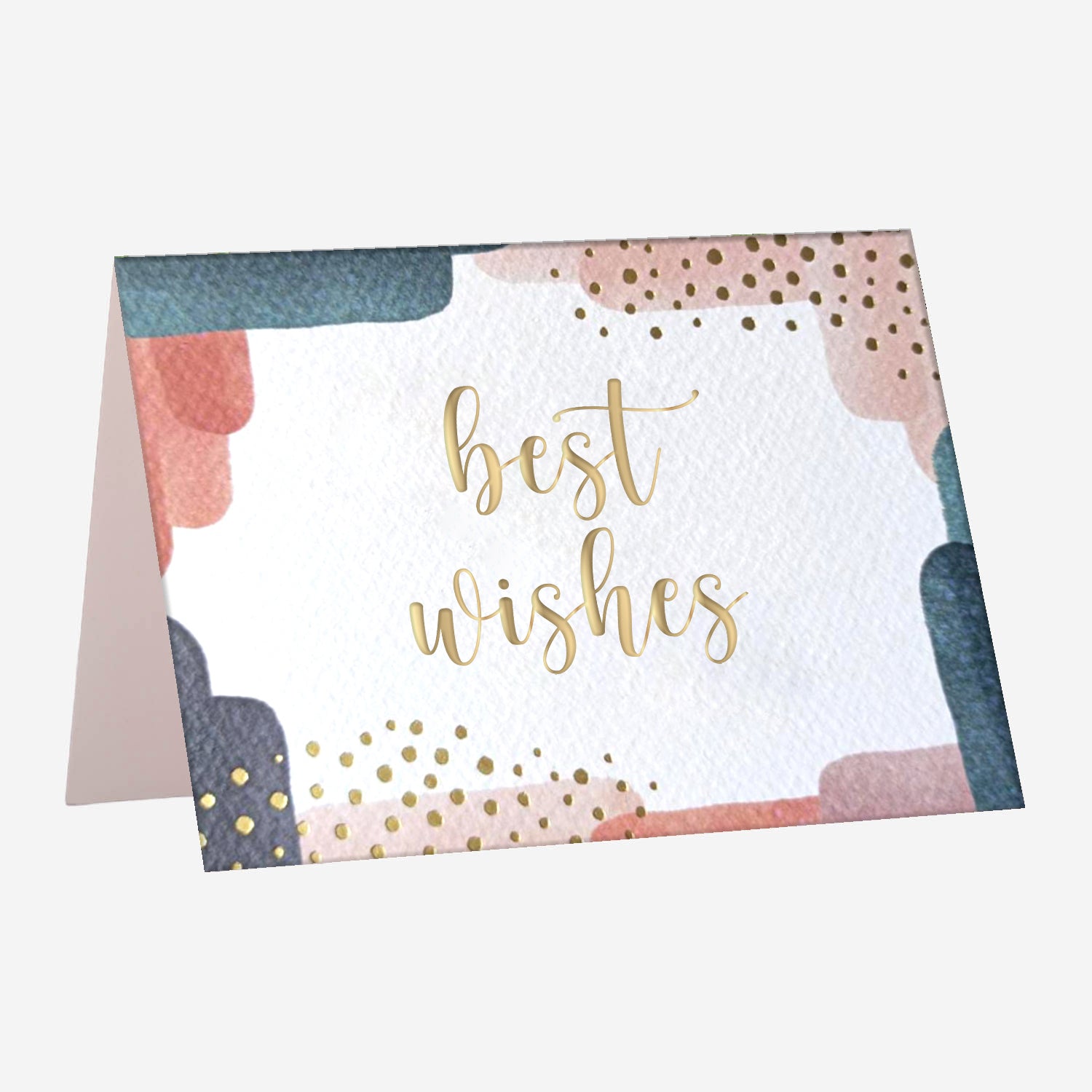 Palette Best Wishes Foldable Card (with Free Personalization)