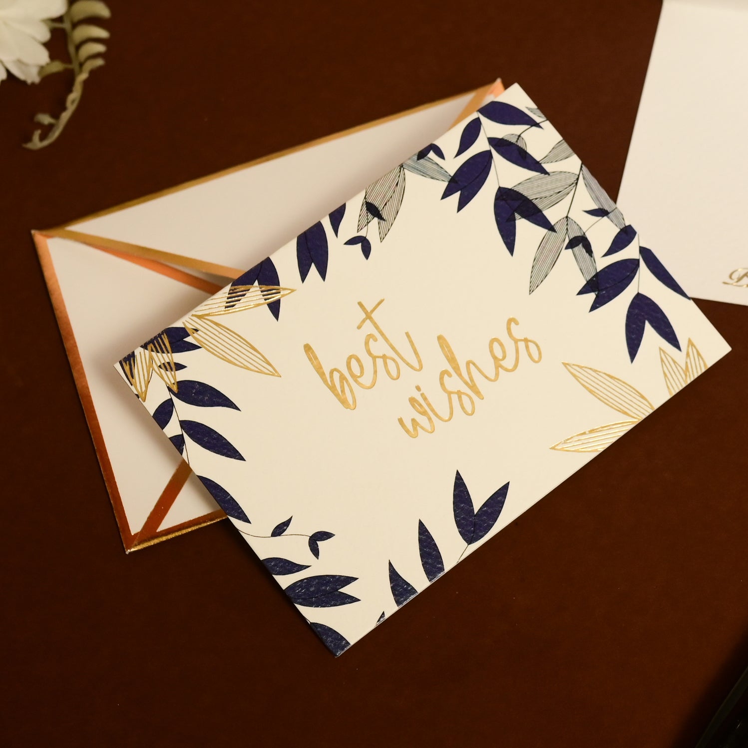 Botanic Best Wishes Foldable Card (with Free Personalization)