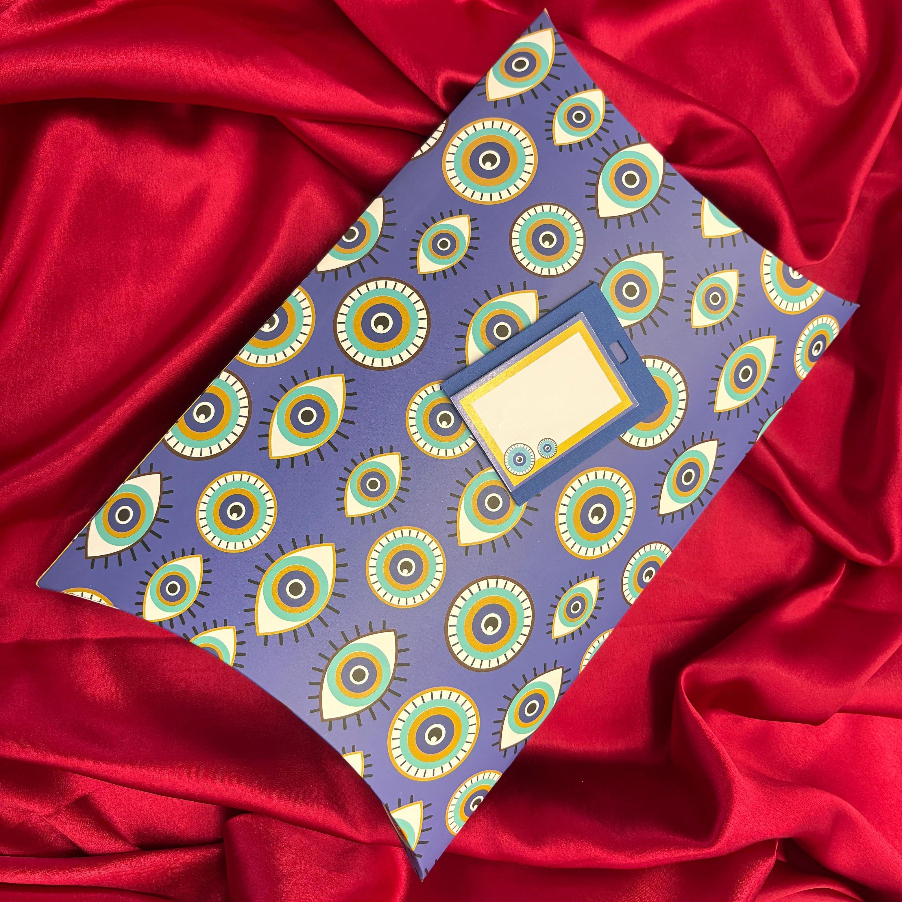 Evil Eye Blue Pillow Box