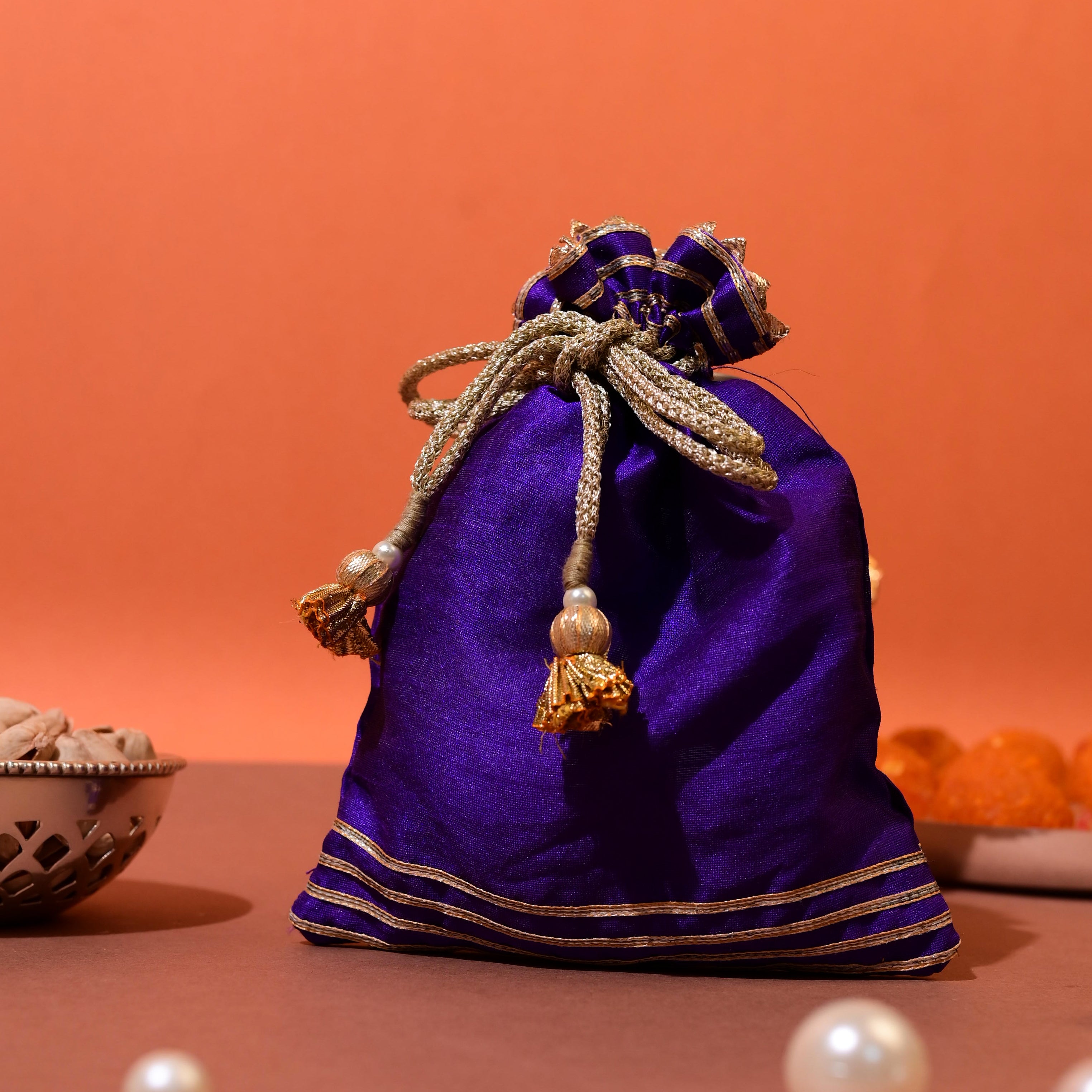 Premium Purple Potli Bag