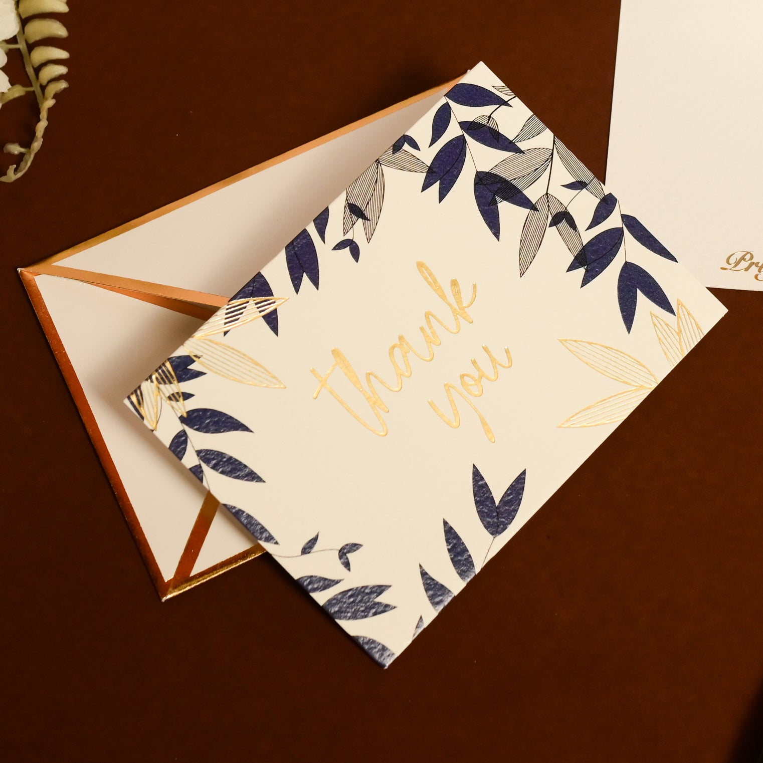 Botanic Thank you Foldable Card (with Free Personalization)