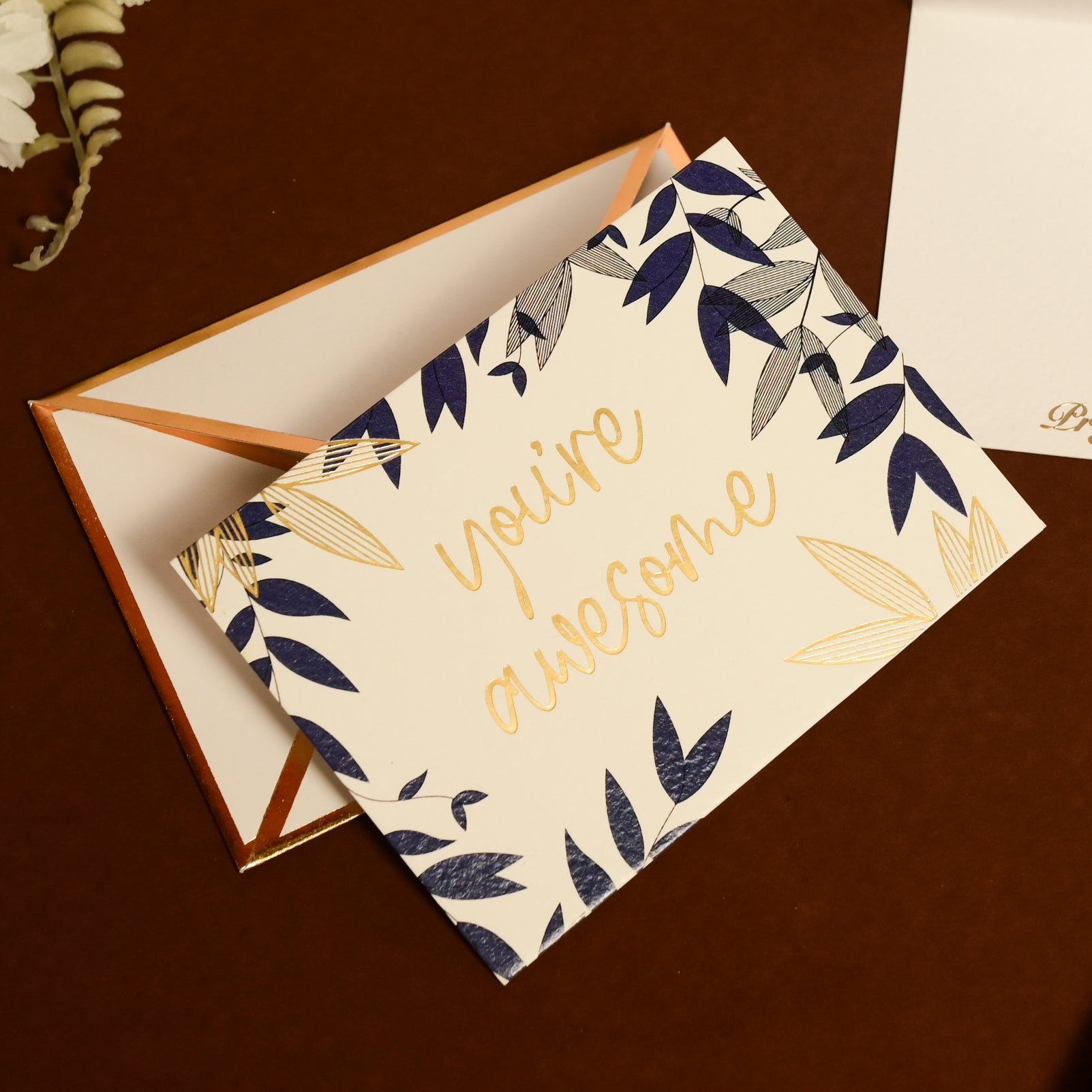 Botanic You're Awesome Foldable Card (with Free Personalization)