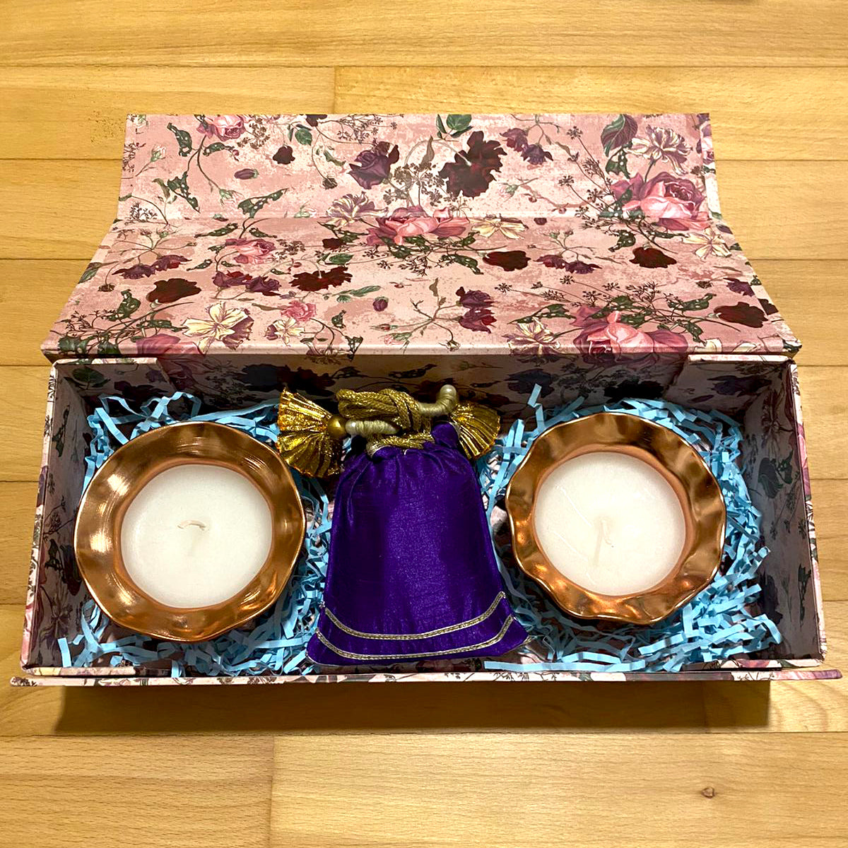 Diwali Special Hamper with Katori Candle Set