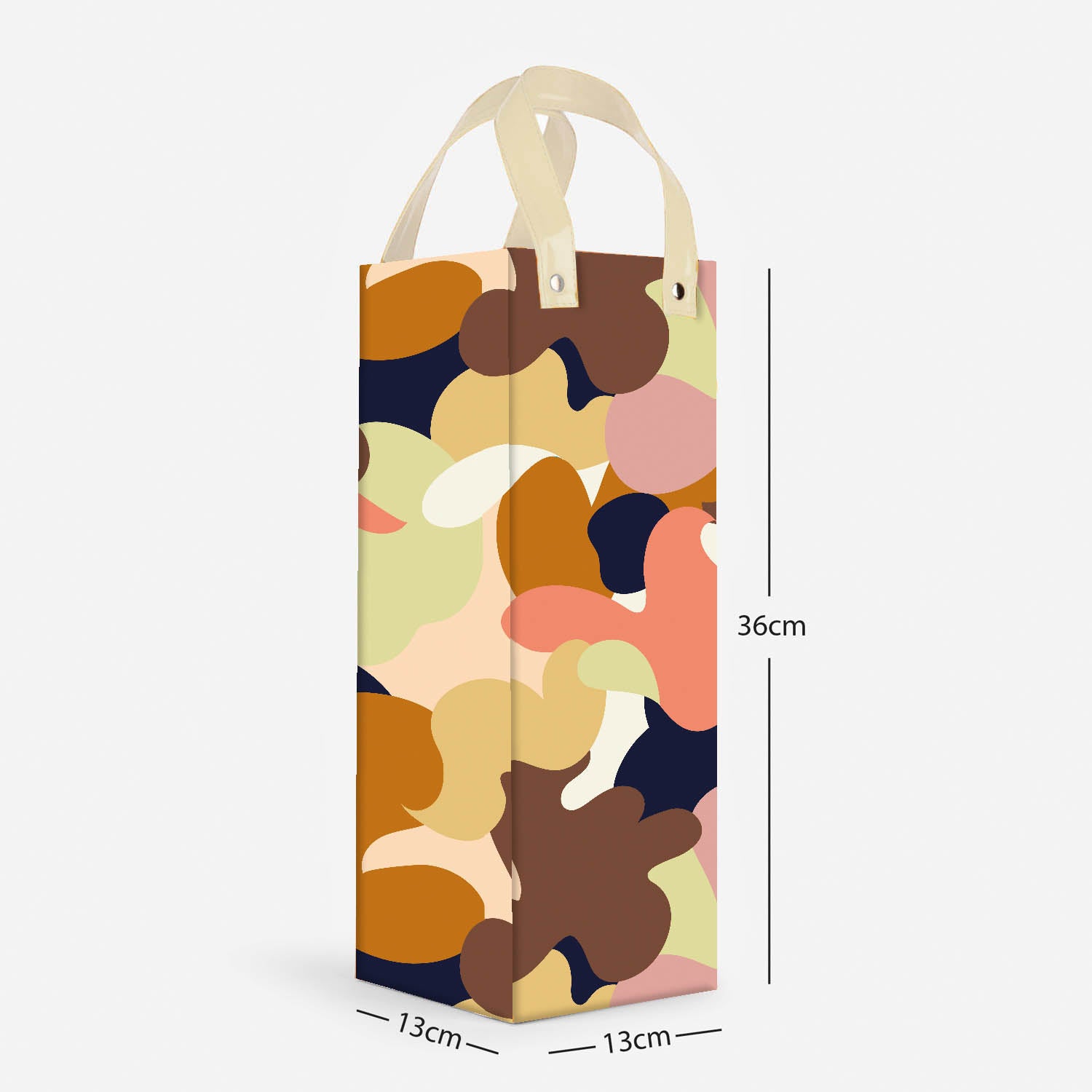 Colour Bloom Gift Bag with Vegan Leather Handle