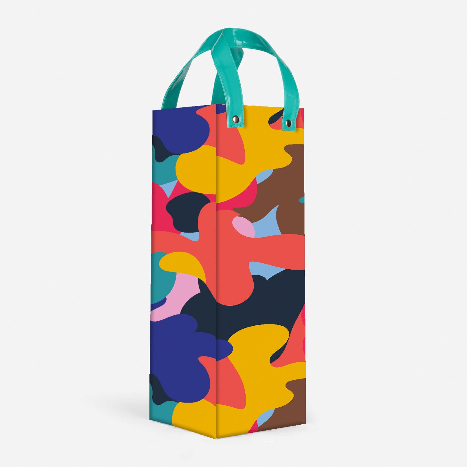 Colour Splash Gift Bag with Vegan Leather Handle