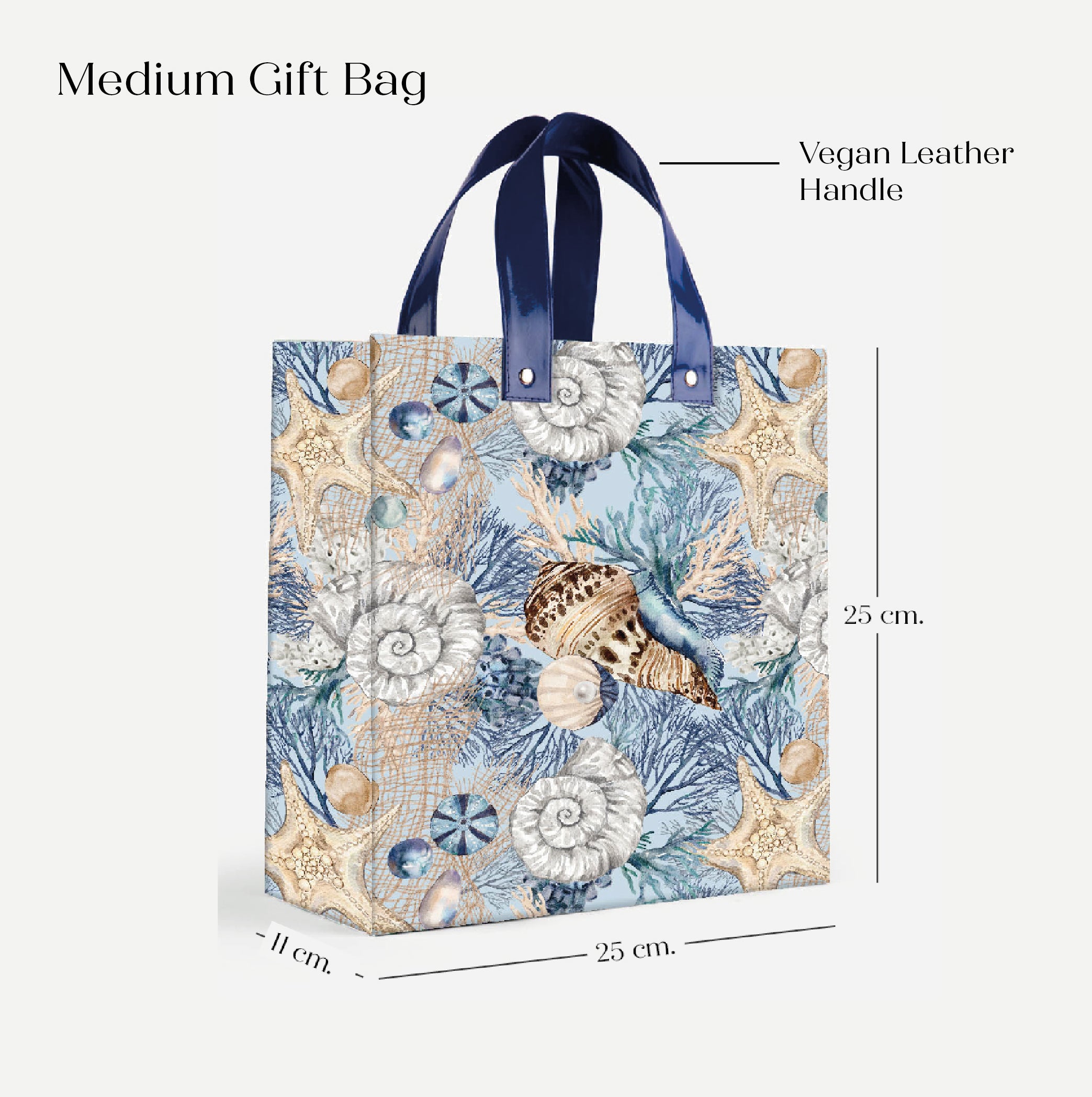 Under the Sea Gift Bag with Vegan Leather Handle