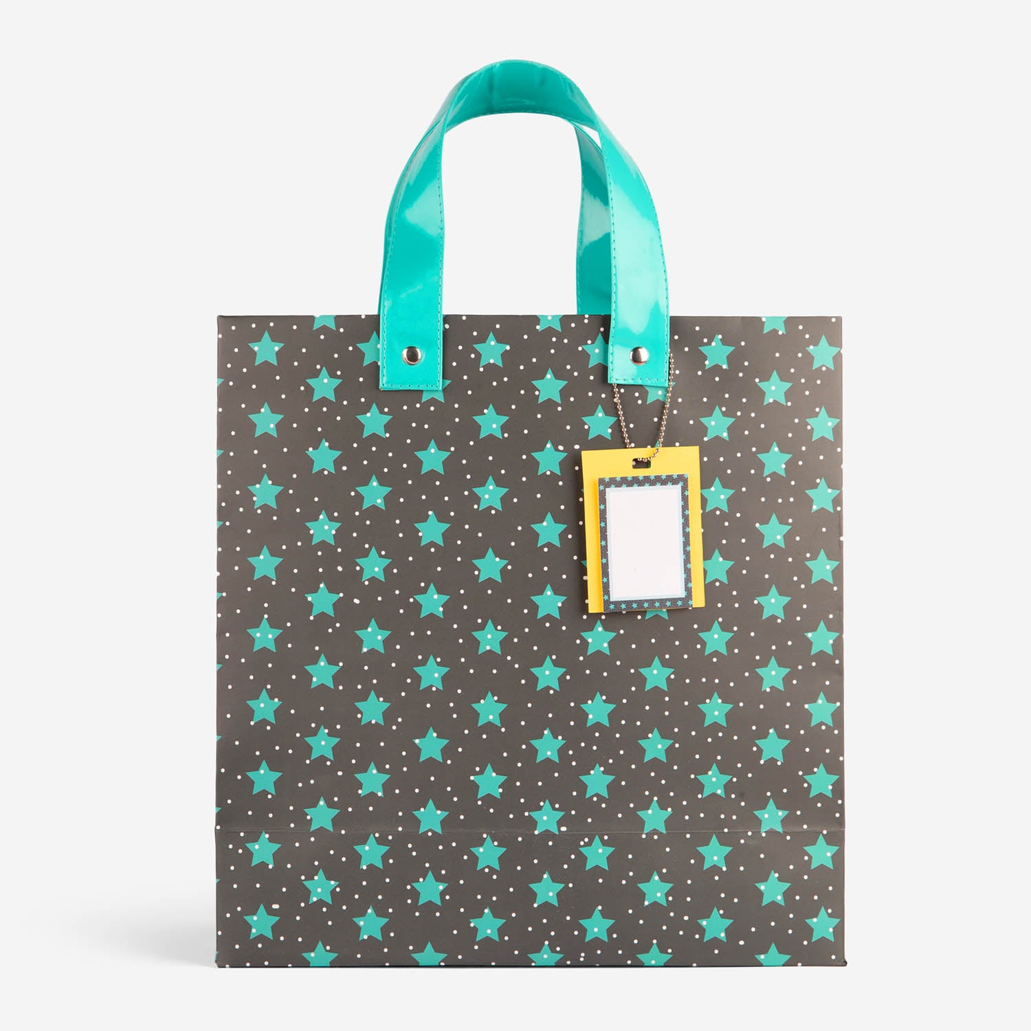 Starry Night Gift Bag with Vegan Leather Handle