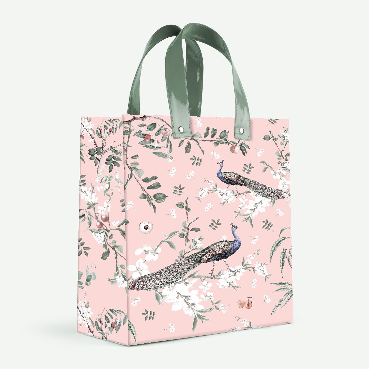 Pink Empyrean Peacock Gift Bag (M, L)