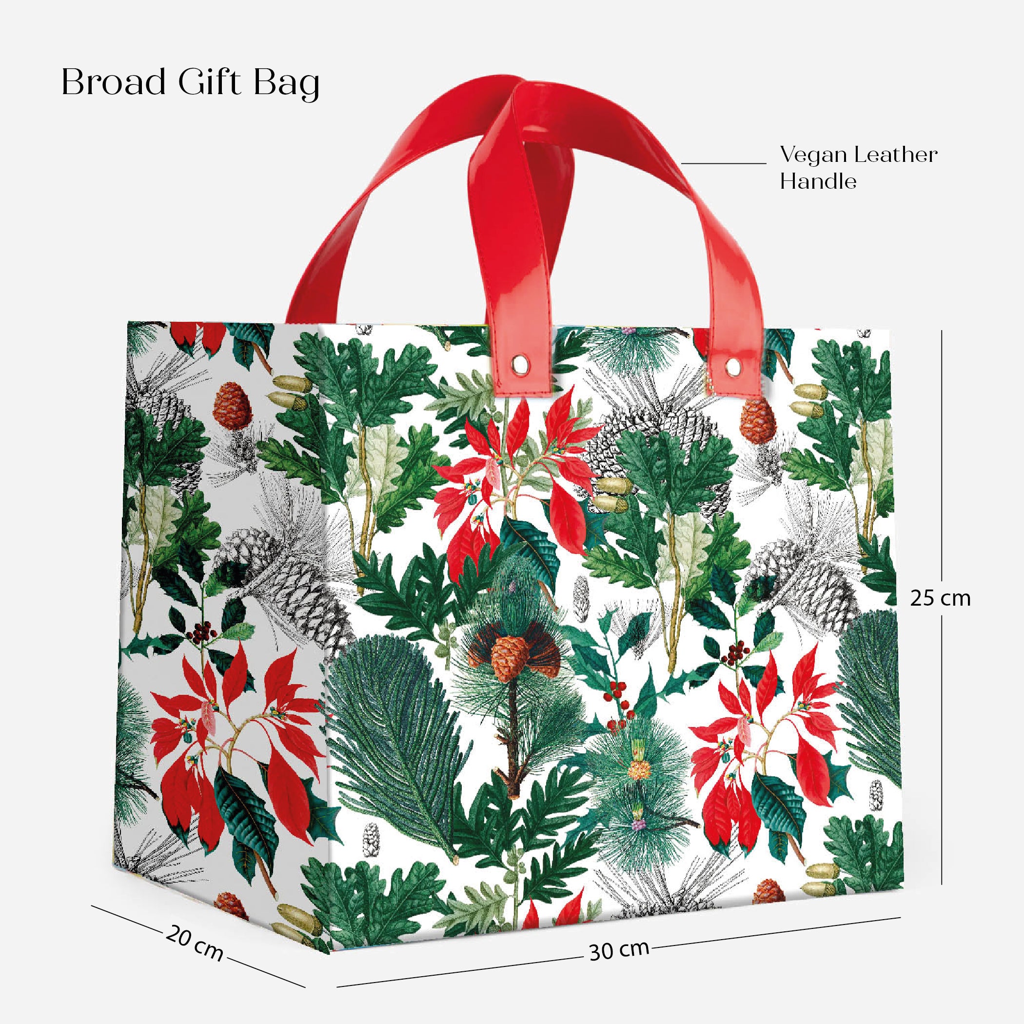 Nature Charm Gift Bag with Vegan Leather Handle