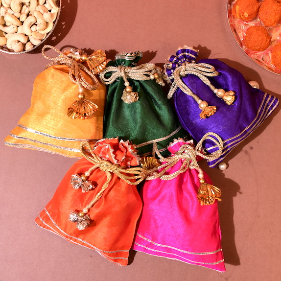 Premium Purple Potli Bag