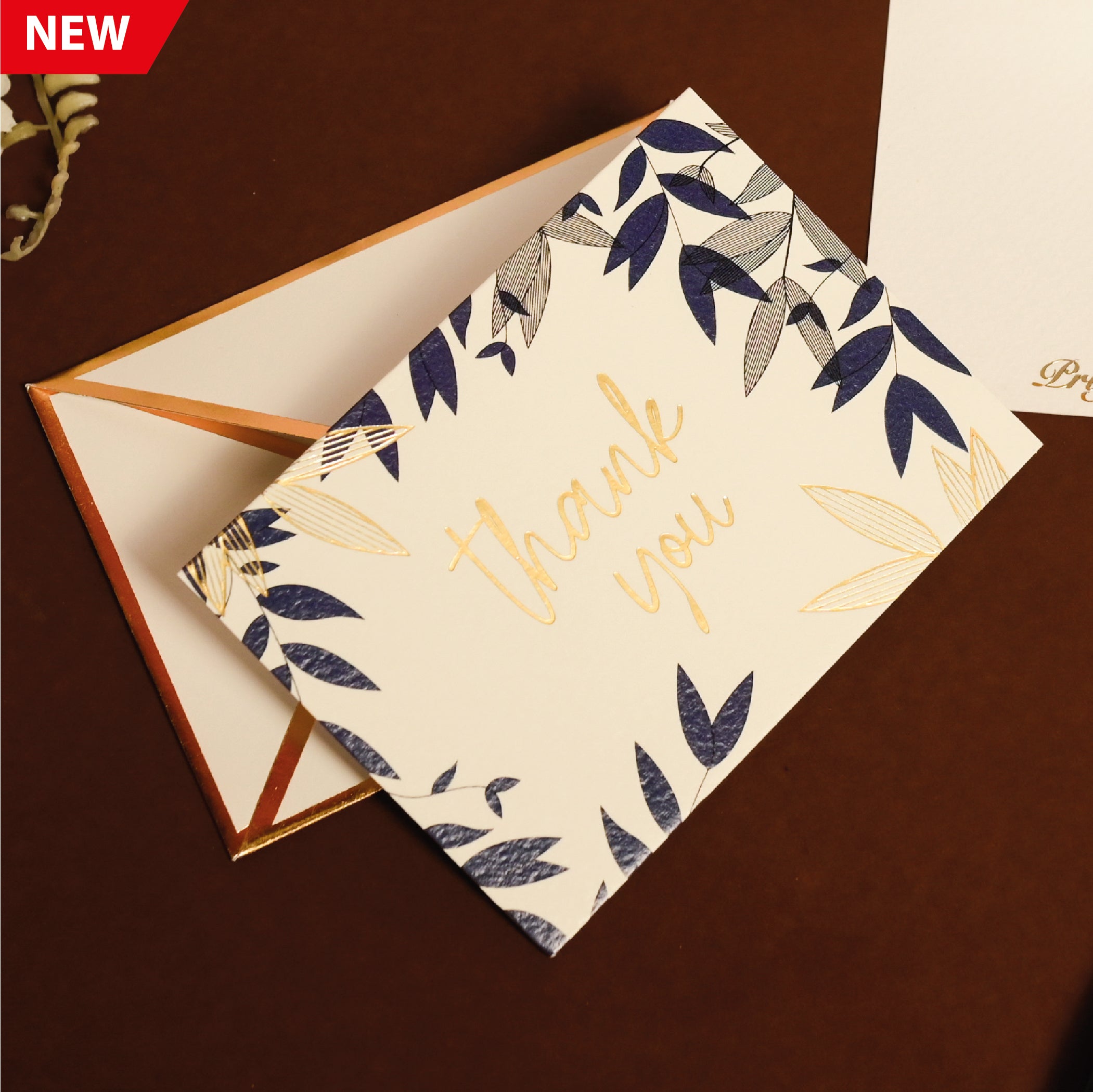 Botanic Thank you Foldable Card (with Free Personalization)