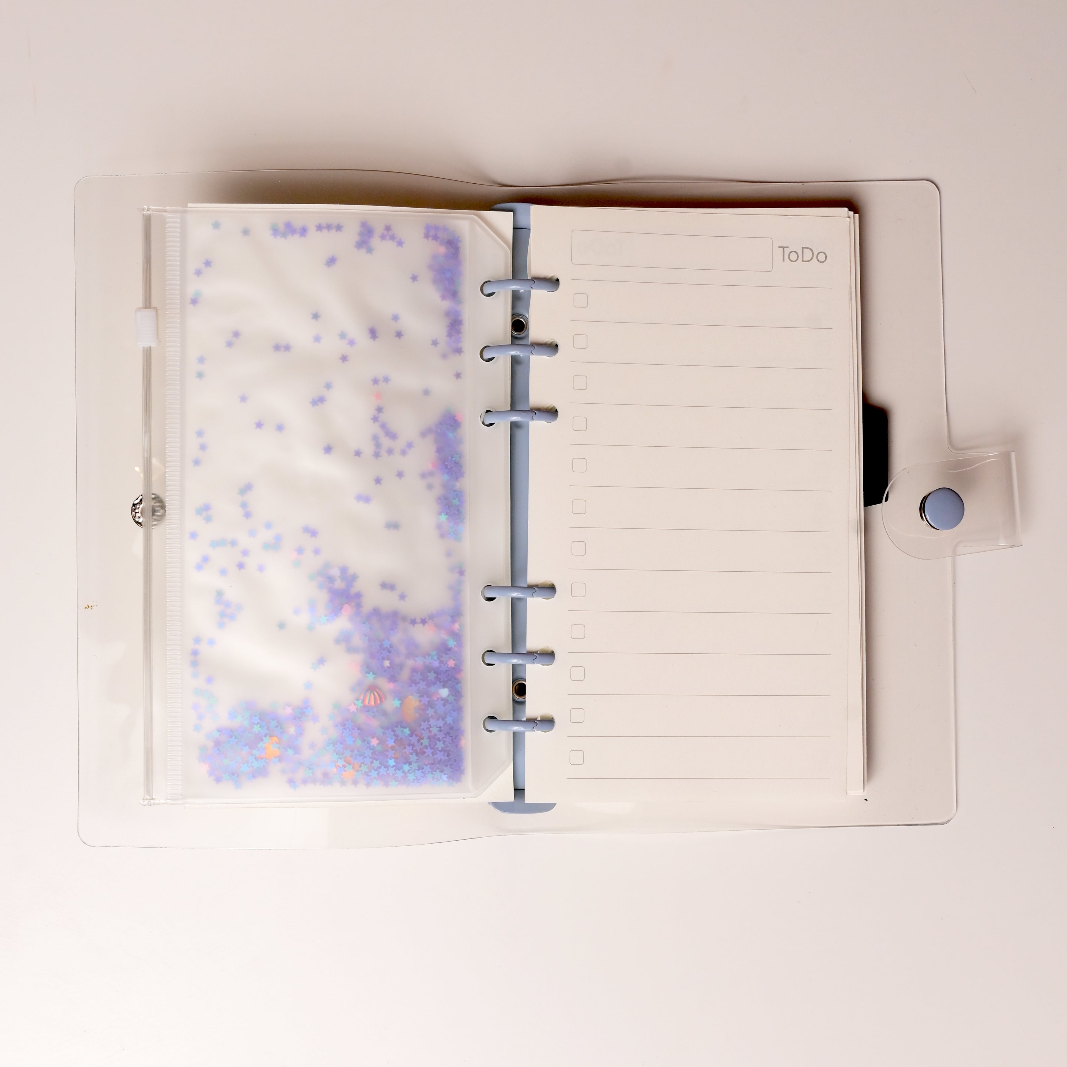 Clear PVC Cover A6 Notebook