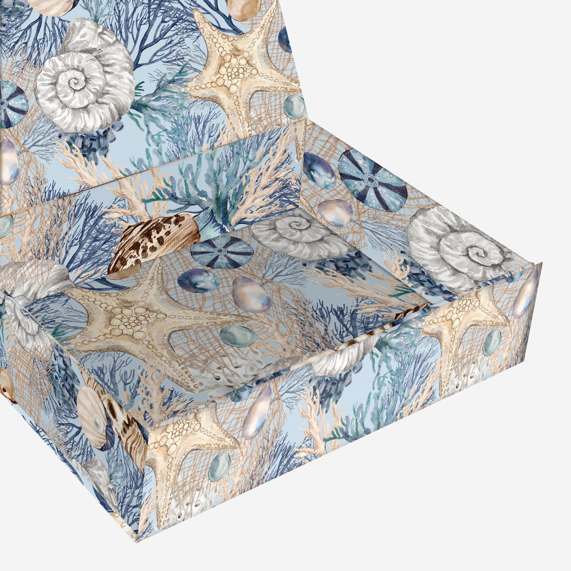Ocean Wrapped Box Under the Sea Gift Box – Paparaty