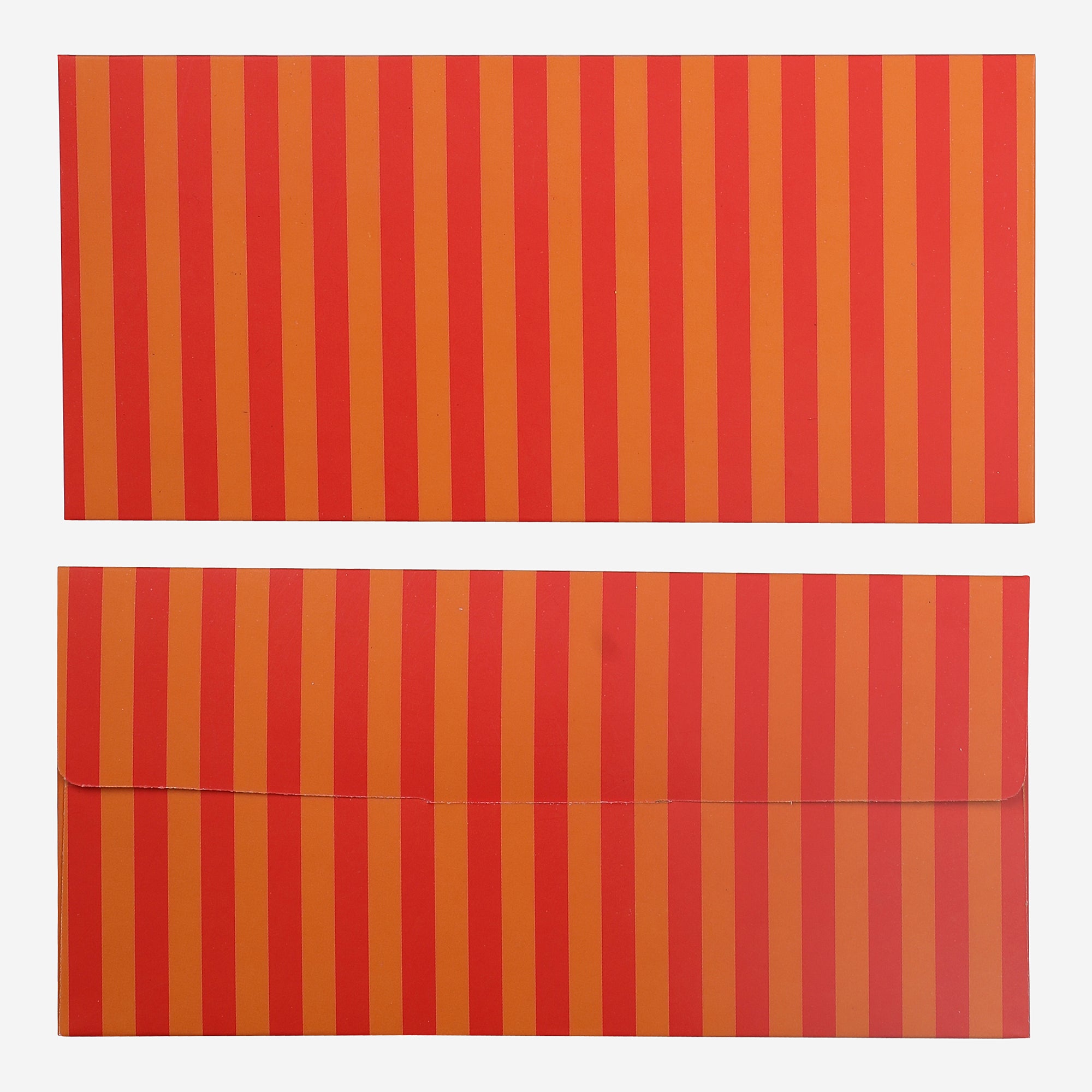 Red & Orange Stripes Money Envelopes