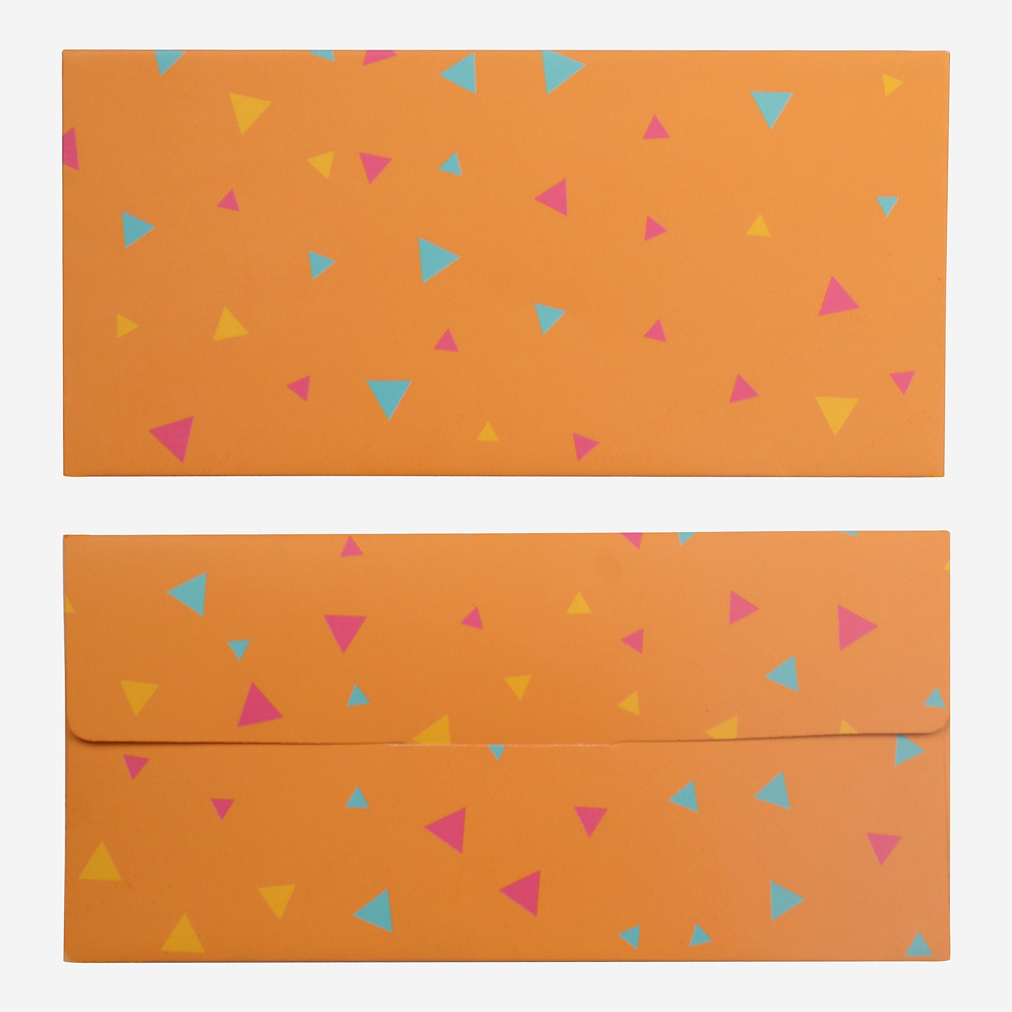 Orange Confetti Money Envelopes