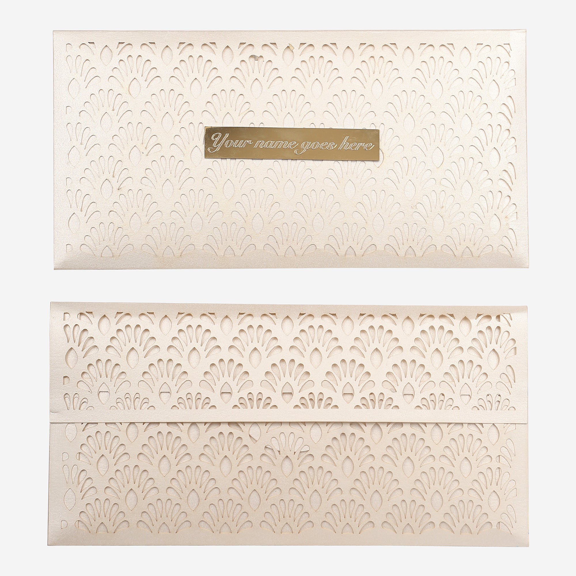 Pearl French Lace Cutwork Money Envelope