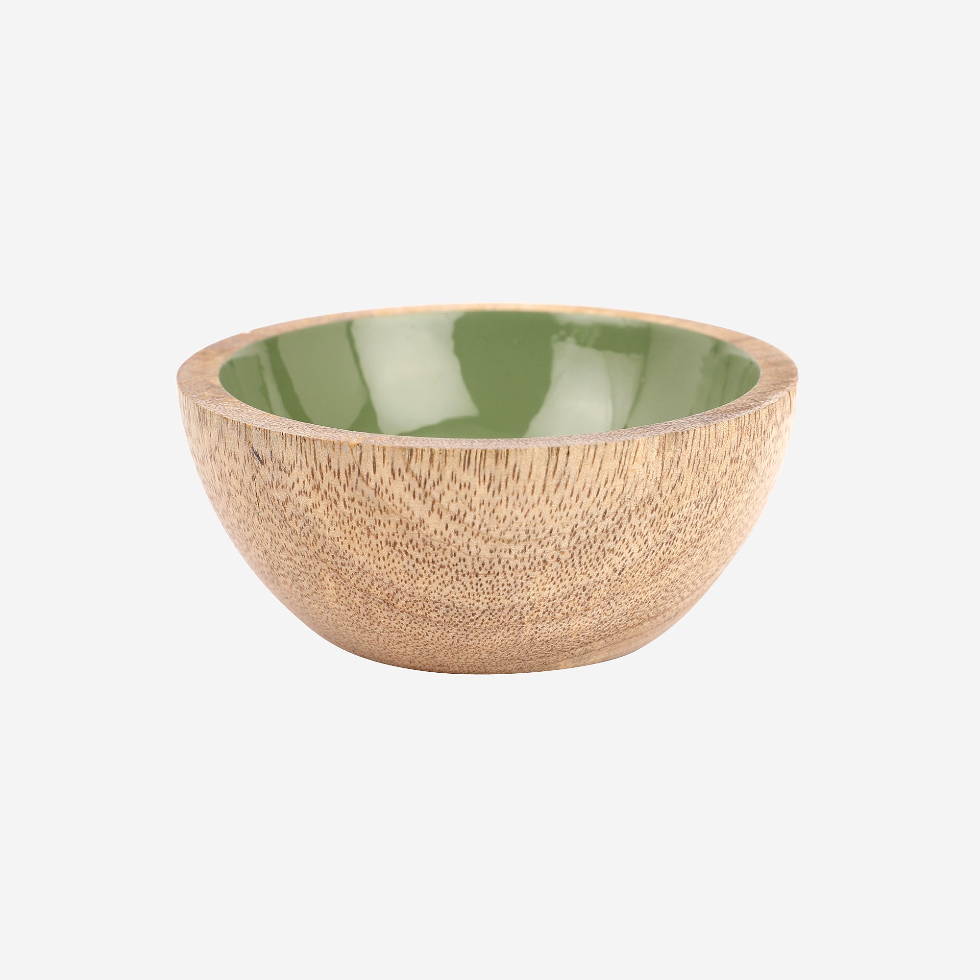 Multi- colour Wooden Enamel Bowl Set