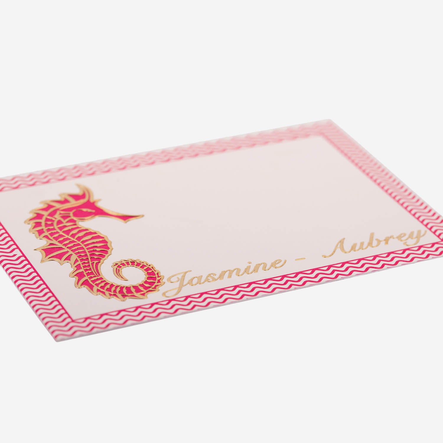 Seahorse Flat Card