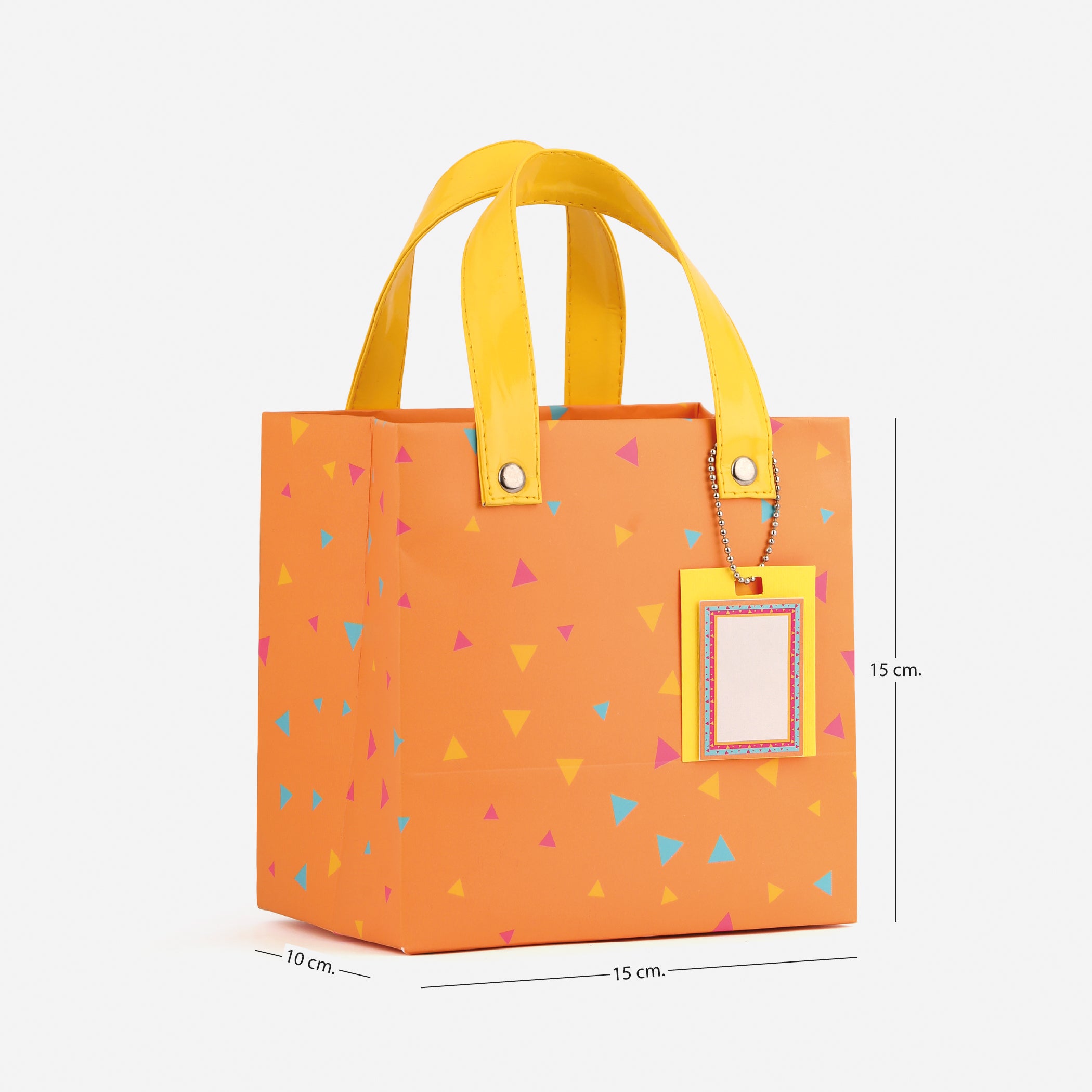 Orange Confetti Gift Bag (Small)