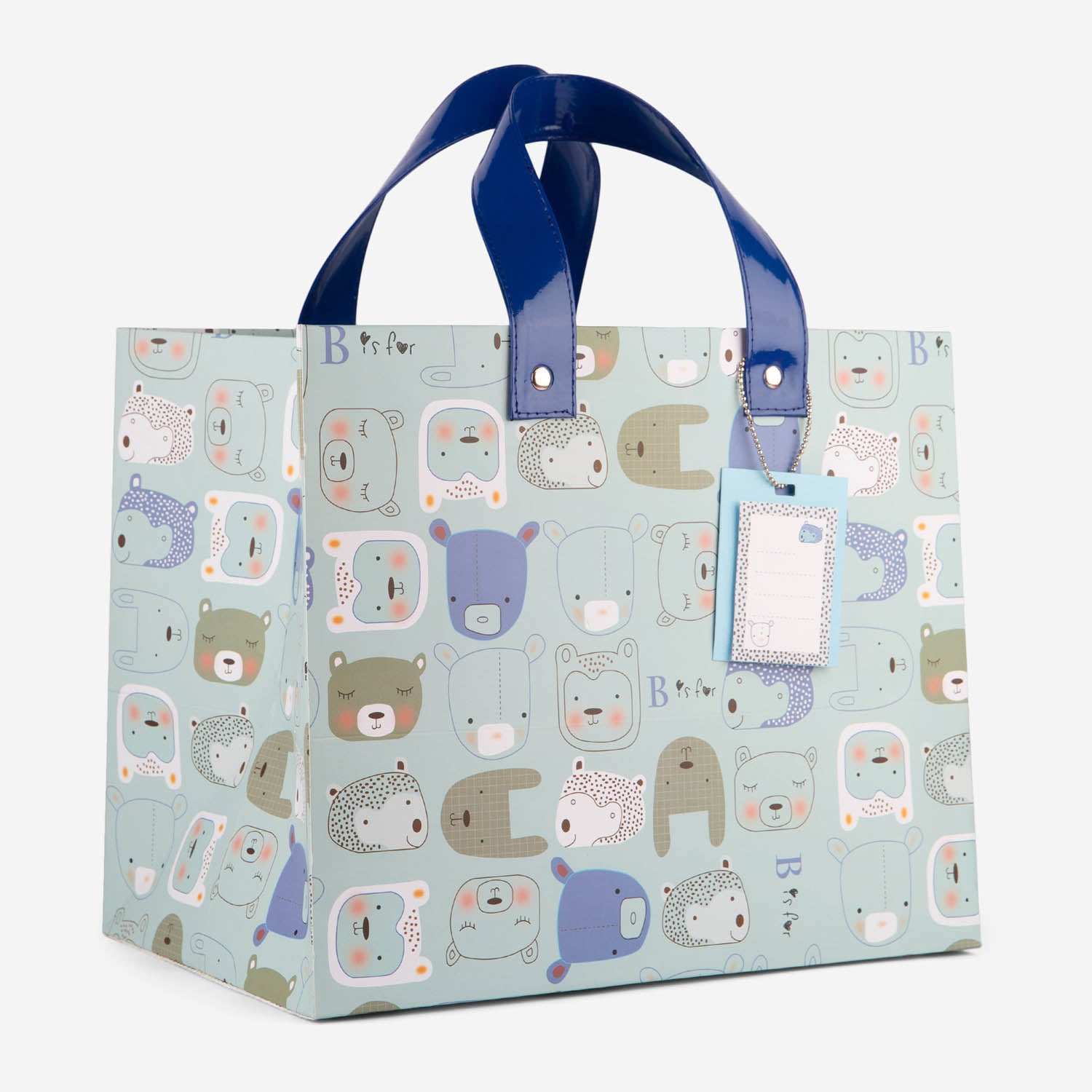 Furry Animals Blue Gift Bag (Broad)