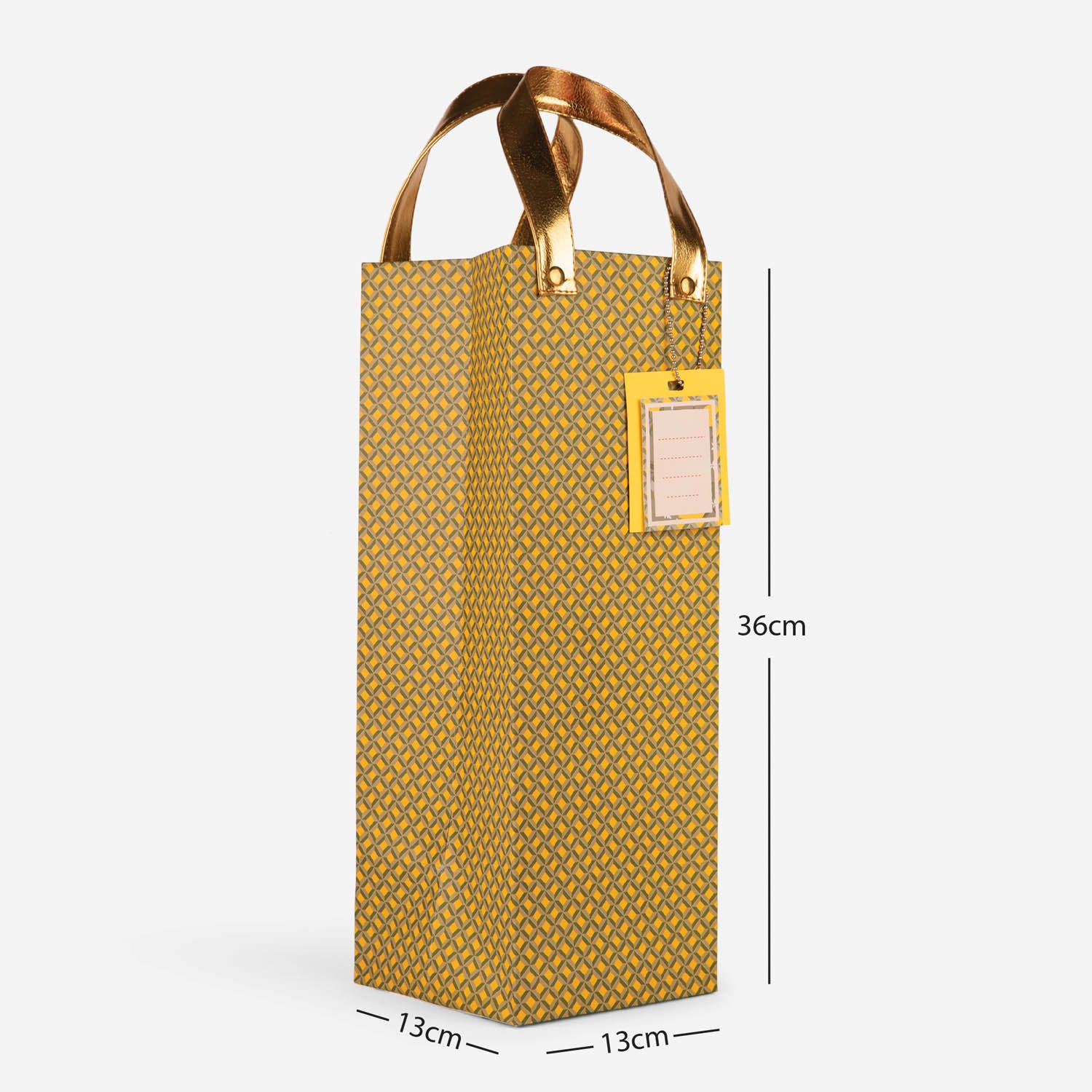 Elegant Monogram Gift Bag (Long)