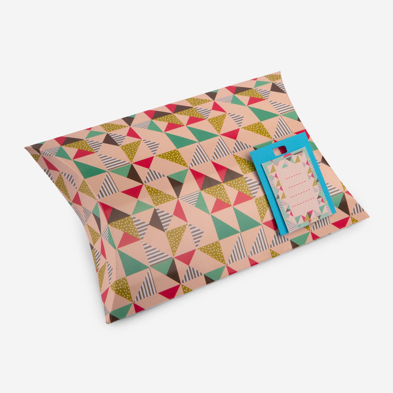 Prismatic Triangles Pillow Box
