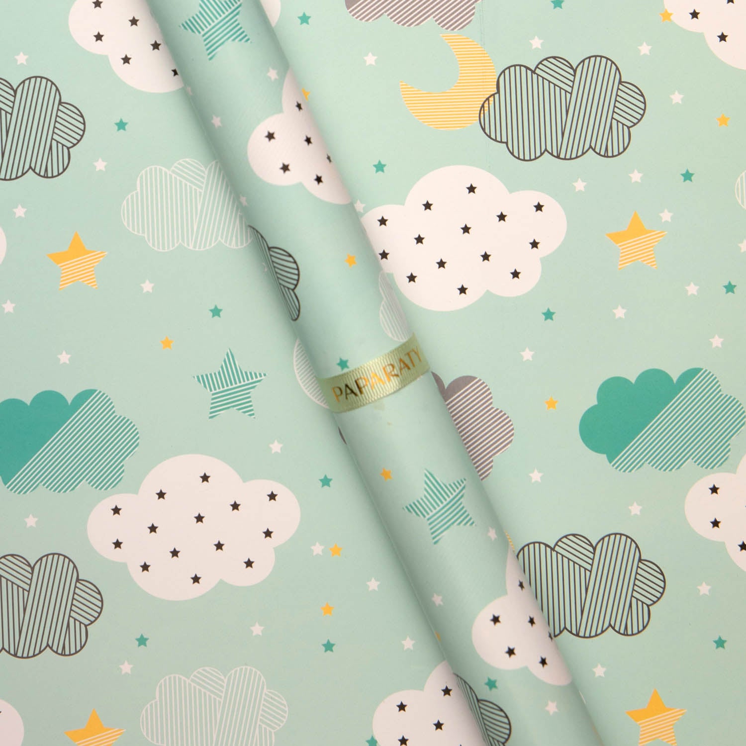 Cloudy Night Wrapping Paper (Single Sided)