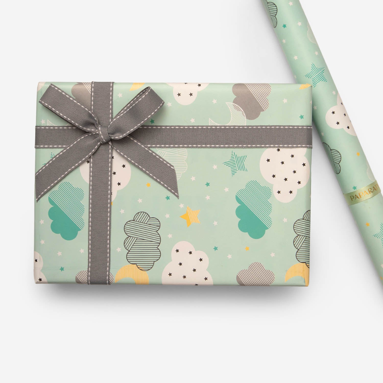 Cloudy Night Wrapping Paper (Single Sided)