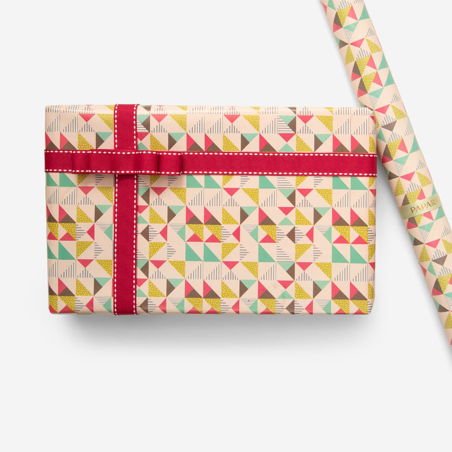 Prismatic Triangles Wrapping Paper (Single Sided)